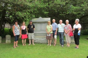 George Crane family - Catherine Willson, Claire Sales, Stephen Willson, Sandra and Paul Sales, Bruce and Linda McCann, Darlene McCann. Photo courtesy of Brenda Corby