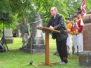 Dr. Bruce Elliott, Carleton University professor of History.