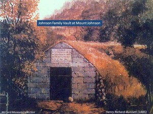 Johnson Family Vault at Mount Johnson, 1885