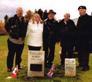 Robert Collard, Plaque Ceremony