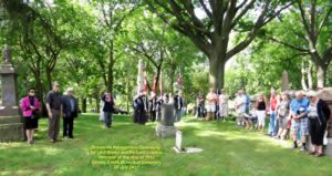 War of 1812 Graveside Recognition Ceremony for Private Richard London
