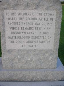 Marker for the 2nd Battle of Sackets Harbor