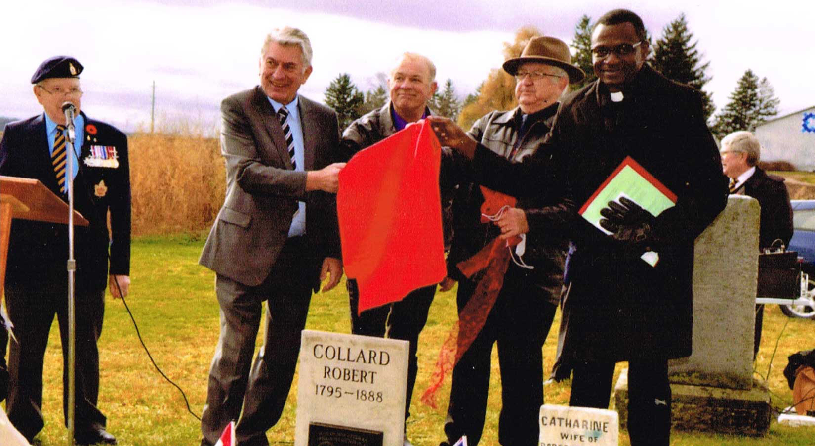 Robert Collard, Plaque Ceremony