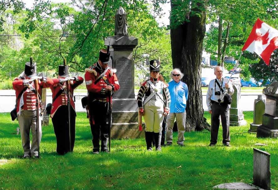 Re-enactors of 2nd Lincoln Militia honour Private Richard London